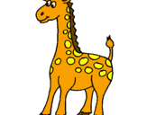 Desenho Girafa pintado por GIRAFA