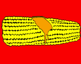 Desenho Espiga de milho  pintado por Pietro B.