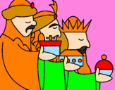 Desenho Os Reis Magos 3 pintado por ERIK CAUÊ