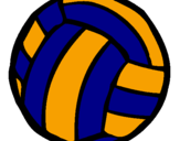 Desenho Bola de voleibol pintado por Landona