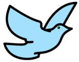 Desenho Pomba da paz pintado por pombo