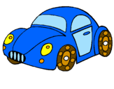 Desenho Carro de brinquedo pintado por carro