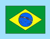Desenho Brasil pintado por gustavo