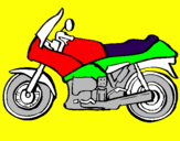 Desenho Motocicleta pintado por gabriel