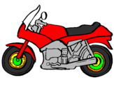 Desenho Motocicleta pintado por gustavo h