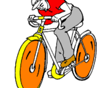 Desenho Ciclismo pintado por Gustavo