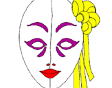Desenho Máscara italiana pintado por MARIO