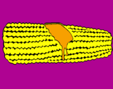 Desenho Espiga de milho  pintado por Larissa