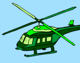 Desenho Helicoptero  pintado por exbul