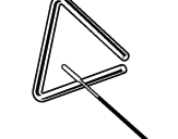 Desenho Triângulo pintado por rita