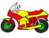 Desenho Motocicleta pintado por ARTHUR