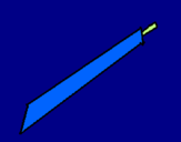 Desenho Espada pintado por balat