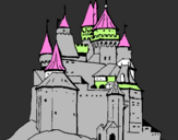 Desenho Castelo medieval pintado por jonatas yuri