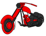 Desenho Moto pintado por rodrigo  