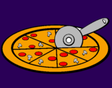 Desenho Pizza pintado por ismael