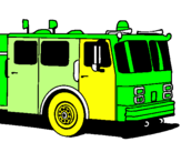 Desenho Camião de bombeiros pintado por MARIO