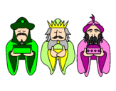 Desenho Os Reis Magos 4 pintado por ANDRESSA
