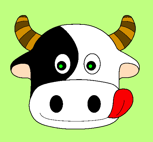 Desenho Vaca pintado por carolina barata