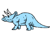 Desenho Triceratops pintado por luan