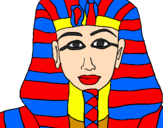 Desenho Tutankamon pintado por @##$##*
