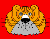 Desenho Tigre III pintado por josy
