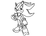 Desenho Sonic pintado por emily *,* 