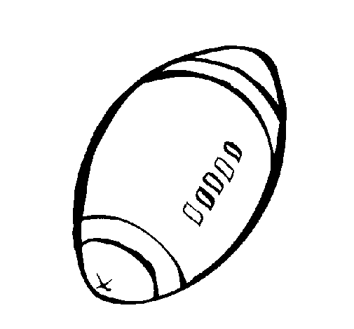 Desenho Bola de futebol americano pintado por gui