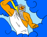 Desenho Zeus pintado por JOSÉ
