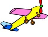 Desenho Brinquedo avião pintado por MAFALDA