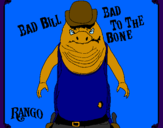 Desenho Bad Bill pintado por katia santos