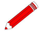 Desenho Lápis II pintado por lápis vermelha