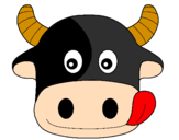 Desenho Vaca pintado por eduardo