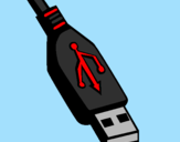 Desenho USB pintado por Guri