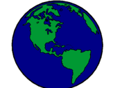 Desenho Planeta terra pintado por kakauluana