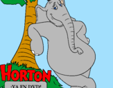 Desenho Horton pintado por Bruno