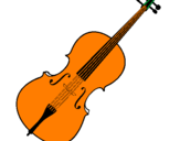 Desenho Violino pintado por Yala