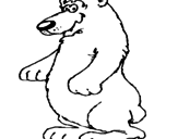 Desenho Urso pintado por guilherme henrique