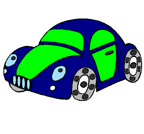 Desenho Carro de brinquedo pintado por fusquinha