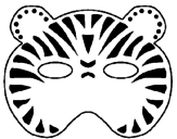 Desenho Tigre pintado por ana