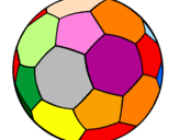 Desenho Bola de futebol II pintado por rafael