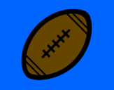 Desenho Bola de futebol americano II pintado por Bola  futebol americano