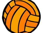 Desenho Bola de voleibol pintado por Alanda