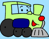 Desenho Comboio pintado por Miley