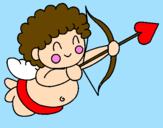Desenho Cupido  pintado por marcia