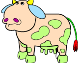 Desenho Vaca pensativa pintado por ufxcuuhn nkgm