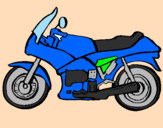 Desenho Motocicleta pintado por sebi