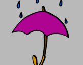 Desenho Guarda-chuva pintado por ingrid