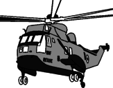 Desenho Helicoptero de resgate pintado por pedro lucas