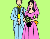 Desenho Marido e esposa III pintado por laura