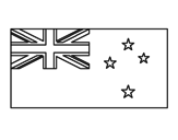 Desenho Nova Zelândia pintado por juliana
